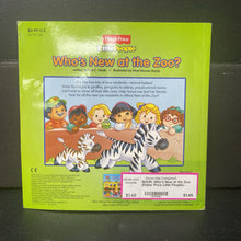 Load image into Gallery viewer, Who&#39;s New at the Zoo (Fisher Price Little People) -character paperback
