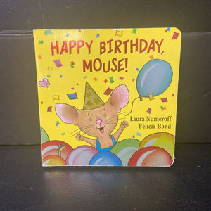 Happy Birthday, Mouse! (Laura Numeroff) -character board