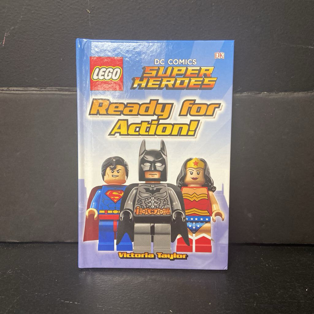 Ready for Action! (Lego DC Comics Superheroes) (Victoria Taylor) (DK) -character hardcover