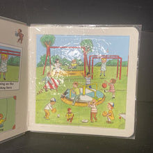 Load image into Gallery viewer, Curious George Seasons Puzzle Book (H.A. Rey) -character board
