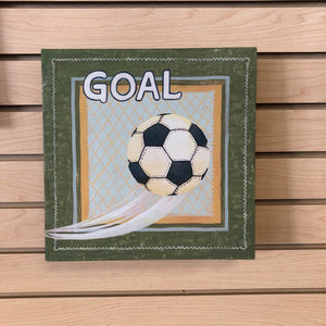 "Goal" Soccer Canvas