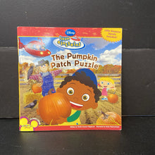 Load image into Gallery viewer, The Pumpkin Patch Puzzle w/ Stencils (Disney Little Einsteins) (Sheila Sweeny) (Halloween) -character holiday paperback
