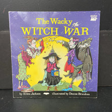 Load image into Gallery viewer, The Wacky Witch War (Ellen Jackson) (Halloween) -holiday paperback
