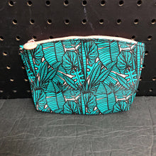 Load image into Gallery viewer, Leaf Print Cosmetic Bag
