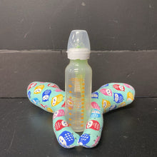 Load image into Gallery viewer, Owl Baby Bottle Holder/Rattle
