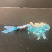 Load image into Gallery viewer, Indigo Sequin Mermaid Plush Doll
