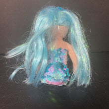 Load image into Gallery viewer, Indigo Sequin Mermaid Plush Doll
