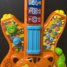Load image into Gallery viewer, Zoo Jamz Tiger Rock Guitar Battery Operated

