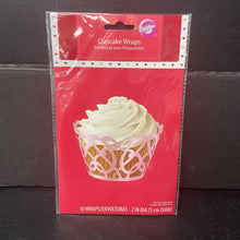 Load image into Gallery viewer, 10pk Valentine&#39;s Day Cupcake Wraps (NEW)
