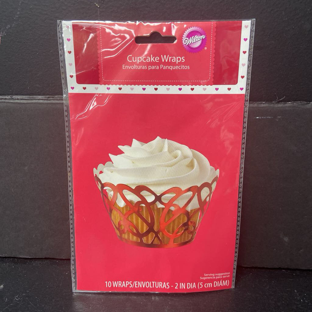 10pk Valentine's Day Cupcake Wraps (NEW)