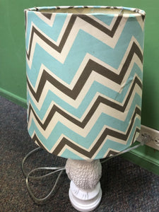 Chevron Owl Lamp