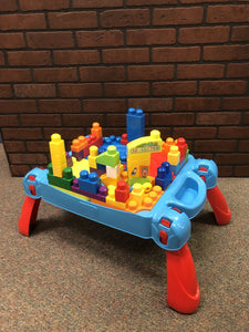 First Builders Build n' Learn Activity Table w/Blocks