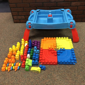 First Builders Build n' Learn Activity Table w/Blocks