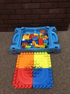 First Builders Build n' Learn Activity Table w/Blocks