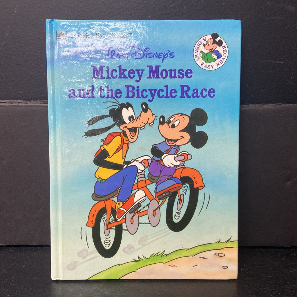 Mickey Mouse and the Bicycle Race (Walt Disney) (Golden Book) (Mickey and Friends) -character hardcover