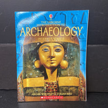 Load image into Gallery viewer, The Usborne Introduction to Archaeology (Abigail Wheatley &amp; Struan Reid) -educational paperback
