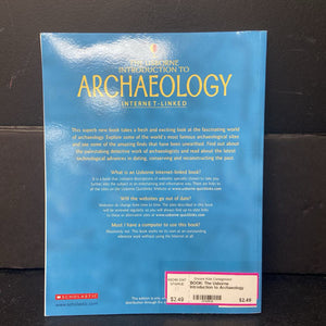 The Usborne Introduction to Archaeology (Abigail Wheatley & Struan Reid) -educational paperback