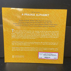 A Prairie Alphabet (Jo Bannatyne-Cugnet) -educational paperback