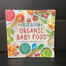 Load image into Gallery viewer, The Big Book of Organic Baby Food (Stephanie Middleberg) -food nursery paperback
