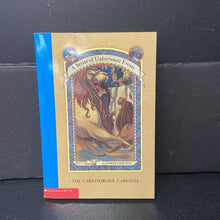 Load image into Gallery viewer, The Carnivorous Carnival (A Series of Unfortunate Events) (Lemony Snicket) -series paperback
