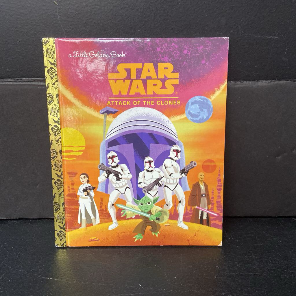 Star Wars: Attack of the Clones (Golden Book) (Christopher Nicholas) -character hardcover
