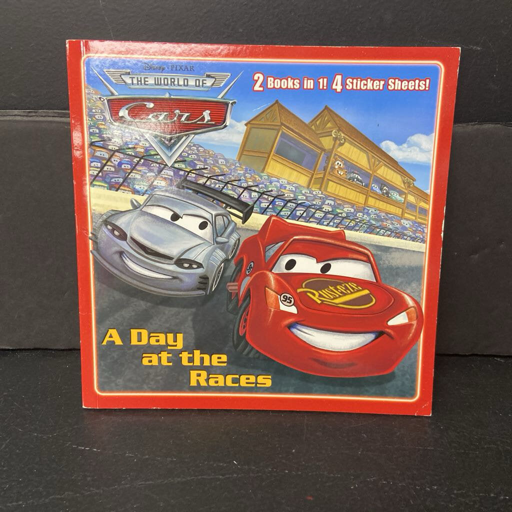 A Day at the Races / Night Vision (Disney Cars) -character paperback