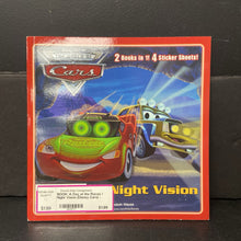 Load image into Gallery viewer, A Day at the Races / Night Vision (Disney Cars) -character paperback
