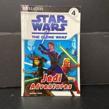 Load image into Gallery viewer, Jedi Adventures (Star Wars) (DK Readers Level 4) -character reader paperback
