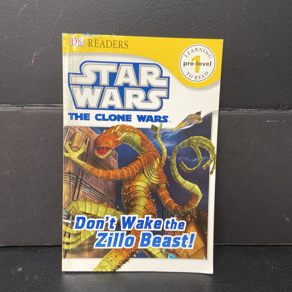 Don't Wake The Zillo Beast (Star Wars: The Clone Wars) (DK Readers Pre-Level 1) (Jon Richards) -character reader paperback