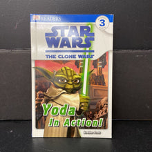 Load image into Gallery viewer, Yoda In Action (Star Wars) (DK Readers Level 3) (Heather Scott) -character reader paperback
