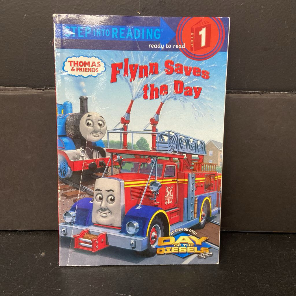 Flynn Saves the Day (Thomas & Friends) (Step Into Reading Level 1) (Richard Courtney) -character reader paperback