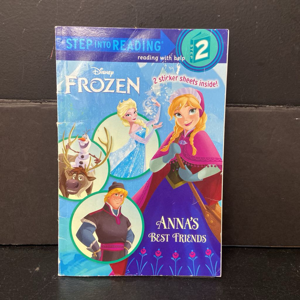 Anna's Best Friends (Disney Frozen) (Step Into Reading Level 2) (Christy Weber) -character reader paperback