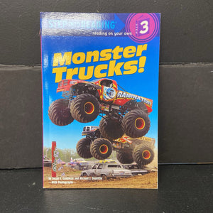 Monster Trucks (Step Into Reading Level 3) (Susan E. Goodman & Michael J. Doolittle) -reader paperback