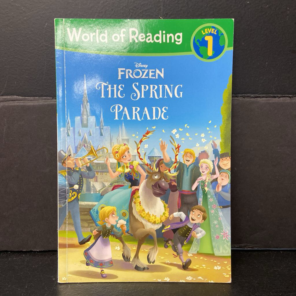 The Spring Parade (Disney Frozen) (Megan Ilnitzki) (World of Reading Level 1) -character reader paperback