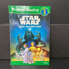 Load image into Gallery viewer, Escape From Darth Vader (Star Wars) (World of Reading Level 1) -character reader paperback
