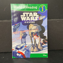 Load image into Gallery viewer, AT-AT Attack! (Star Wars) (World of Reading Level 1) -character reader paperback
