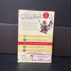 Meet the 'munks (Alvin and the Chipmunks: The Squeakquel) (I Can Read Level 2) (Susan Hill Long) -character reader paperback