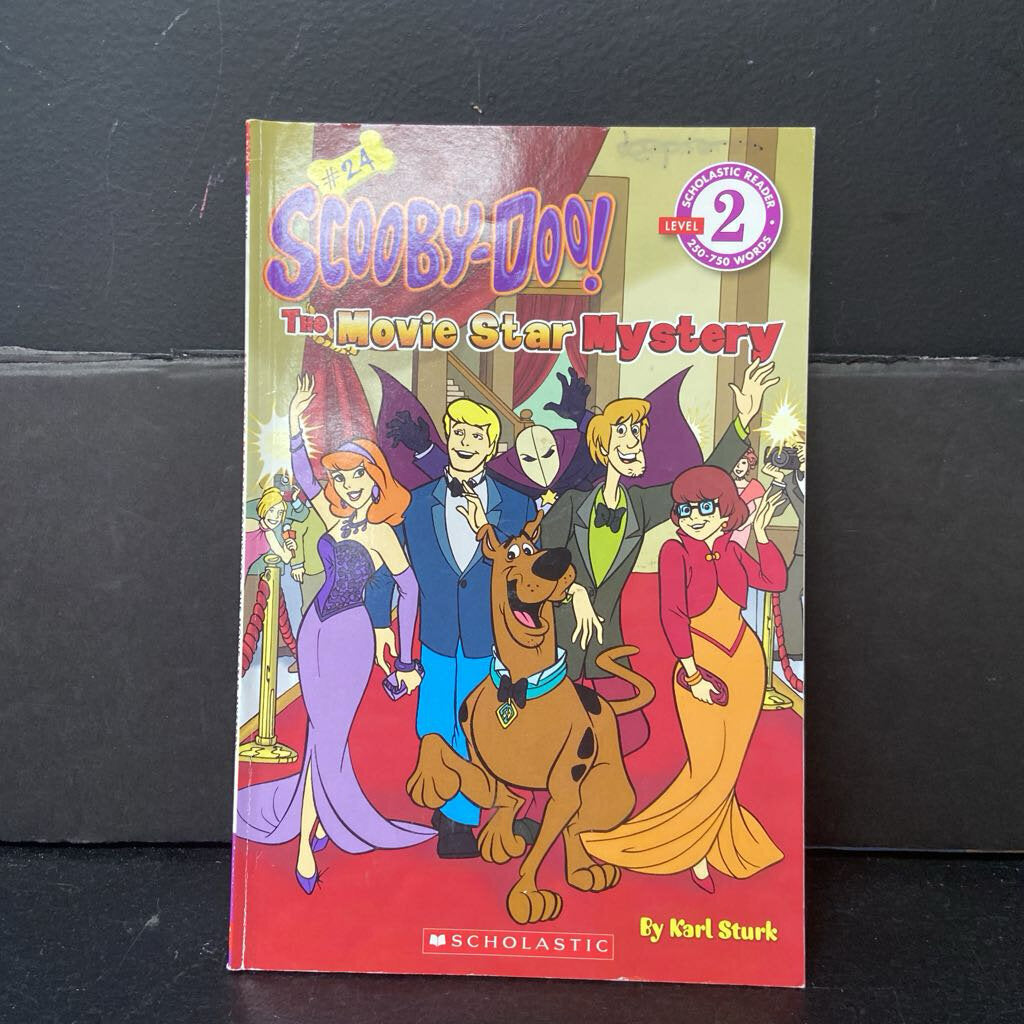 The Movie Star Mystery (Scooby-Doo!) (Scholastic Level 2) (Karl Sturk) -character reader paperback