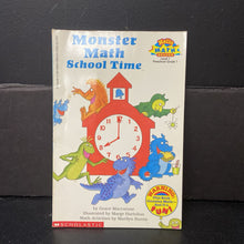 Load image into Gallery viewer, Monster Math School Time (Grace Maccarone) (Hello Math Reader Level 1) -educational reader paperback
