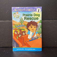 Load image into Gallery viewer, Prairie Dog Rescue (Christine Ricci) (Go, Diego, Go!) (Ready to Read Level 1) -character reader paperback
