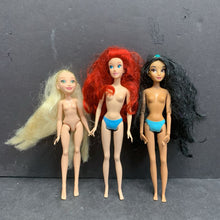 Load image into Gallery viewer, 3pk Princess Dolls
