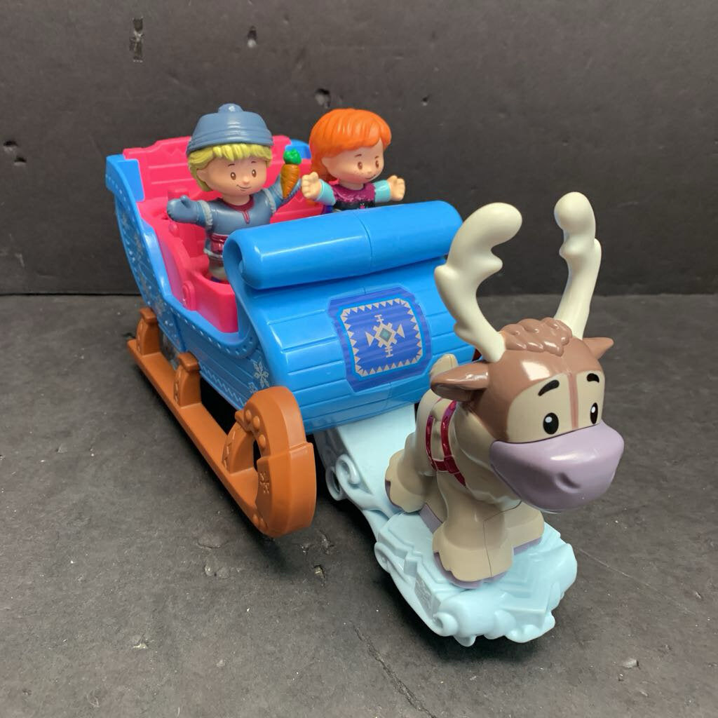 Disney Frozen Kristoff's Sleigh w/Figures Battery Operated