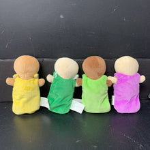 Load image into Gallery viewer, 4pk Expression Plush Baby Dolls
