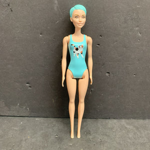 Doll in Painted on Swimsuit