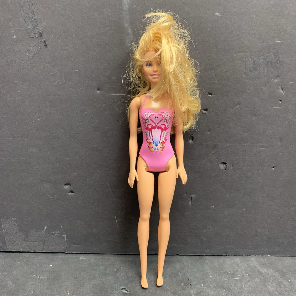 Doll in Painted on Swimsuit