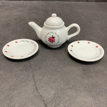 Load image into Gallery viewer, Ladybug Porcelain Tea Set
