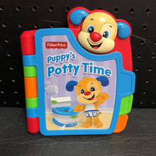 Load image into Gallery viewer, Puppy's Potty Time Interactive Book Battery Operated
