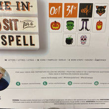 Load image into Gallery viewer, 106pc Marquee Love Halloween Lightbox Phrase Kit (NEW) (Heidi Swapp)

