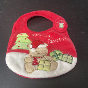 "santa's favorite" Christmas Bib