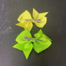 Load image into Gallery viewer, 2pk Solid Hairbow Clips
